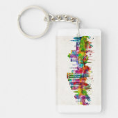 Charleston South Carolina Skyline Sleutelhanger (Voorkant)