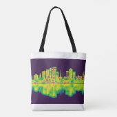 Charleston South Carolina Skyline Tote Bag (Achterkant)