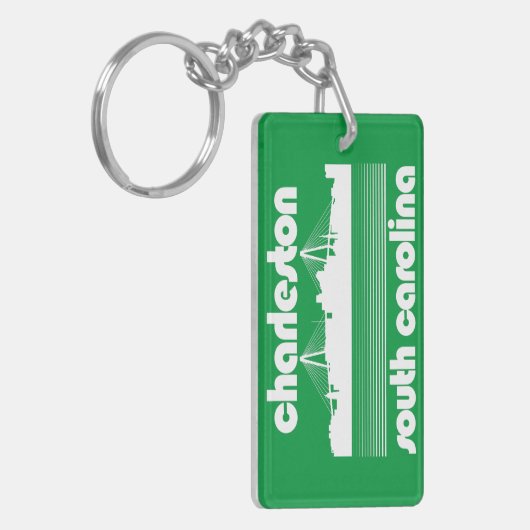 Charleston, South Carolina Sleutelhanger (Voorkant Links)