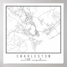 Charleston South Carolina Street Map