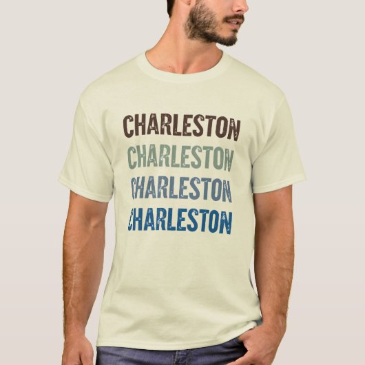 Charleston, South Carolina T-shirt (Voorkant)