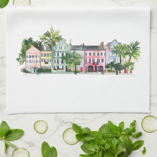 Charleston South Carolina Theedoek (Gevouwen)