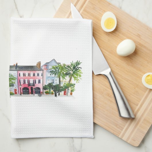 Charleston South Carolina Theedoek (Quarter Fold)