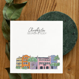 Charleston, South Carolina trouwcocktail servet