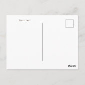 Charleston South Carolina typografie Briefkaart (Achterkant)