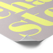 Charleston South Carolina typografie Poster (Hoek)