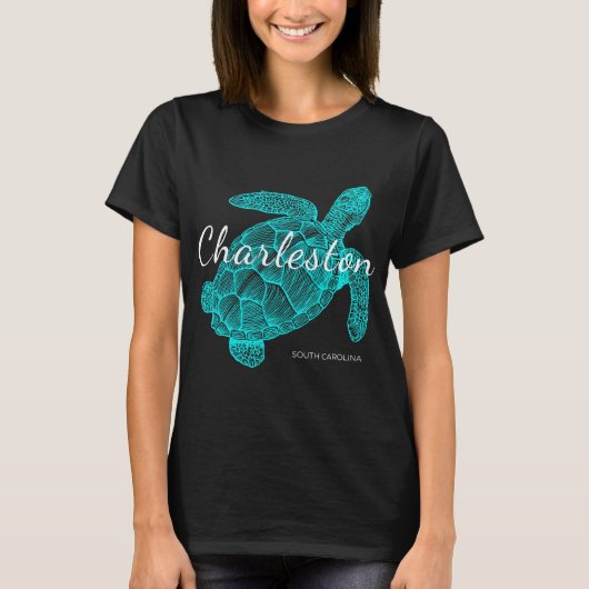 Charleston South Carolina Vacation T-shirt (Voorkant)