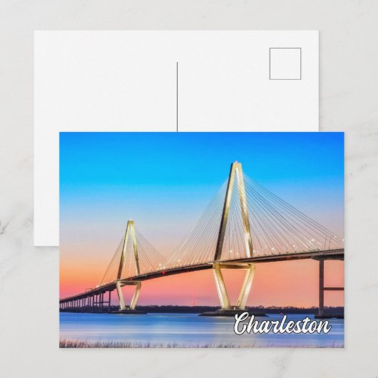 Charleston, South Carolina, Verenigde Staten Briefkaart (Voorkant / Achterkant)