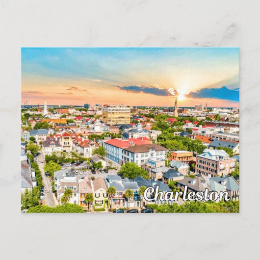Charleston, South Carolina, Verenigde Staten Briefkaart (Voorkant)
