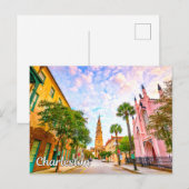 Charleston, South Carolina, Verenigde Staten Briefkaart (Voorkant / Achterkant)