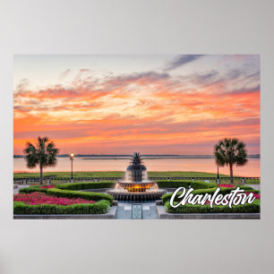 Charleston, South Carolina, Verenigde Staten Poster
