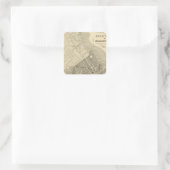 Charleston, South Carolina Vierkante Sticker (Tas)