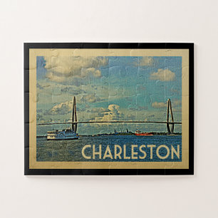 Charleston South Carolina Vintage Travel Legpuzzel