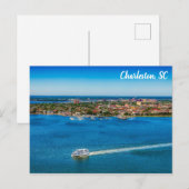 Charleston South Carolina Waterfront City Skyline Briefkaart (Voorkant / Achterkant)