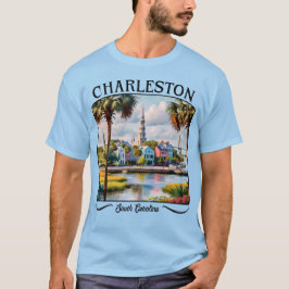 Charleston South Carolina Waterverf T-shirt