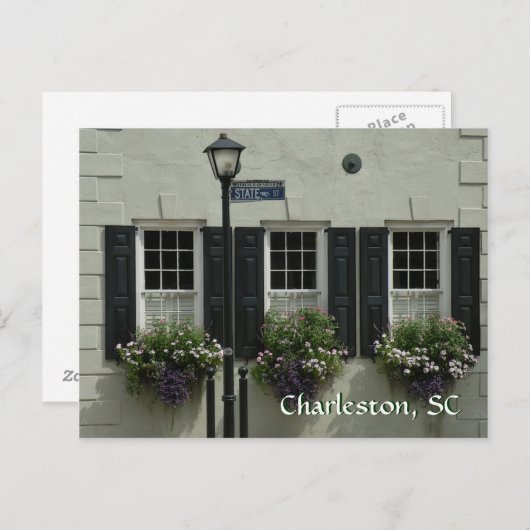 Charleston State St Post Card Briefkaart (Voorkant / Achterkant)