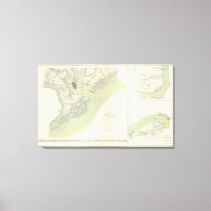 Charleston-strijders, Belmont-slagveld Canvas Afdruk