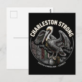 Charleston Strong Pelican Gullah Geechee Cultural  Briefkaart (Voorkant / Achterkant)