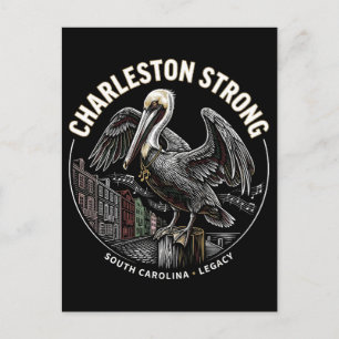 Charleston Strong Pelican Gullah Geechee Cultureel Briefkaart