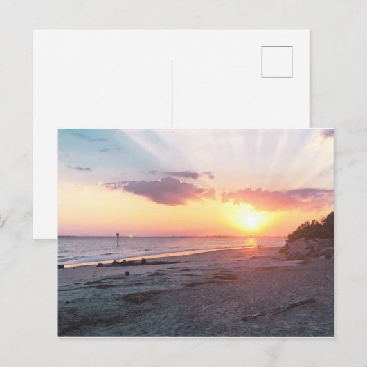 Charleston Sunset Briefkaart (Voorkant / Achterkant)