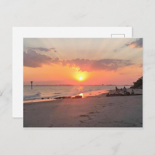 Charleston Sunset Briefkaart (Voorkant / Achterkant)