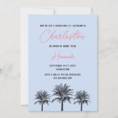 Charleston Tropical Palms Vrijgezellenweekend Kaart (Voorkant)