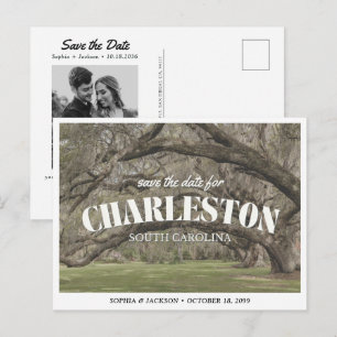 Charleston Trouw Save the Date Retro Briefkaart