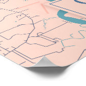 Charleston - United States Breezy City Map Poster (Hoek)