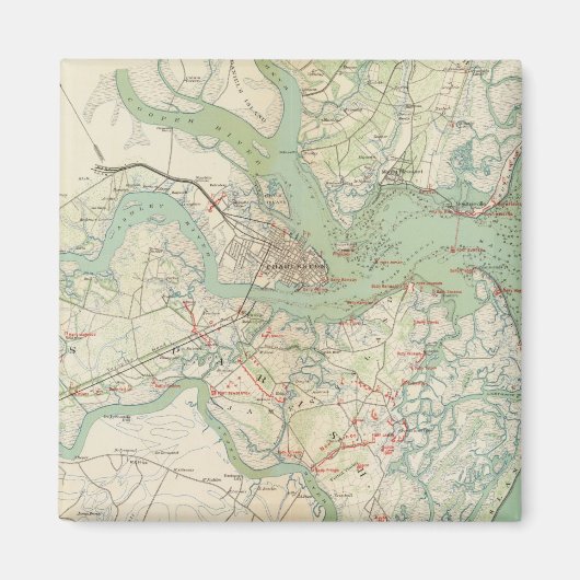 Charleston, verdediging magneet (Voorkant)