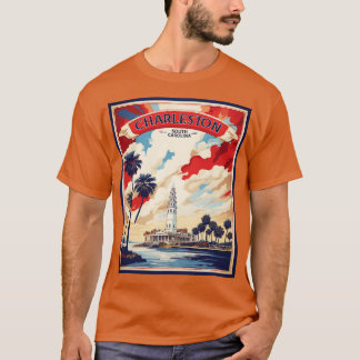 Charleston Verenigde Staten van Amerika Toerisme V T-shirt