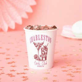 Charleston vrijgezellenweekend papieren bekers