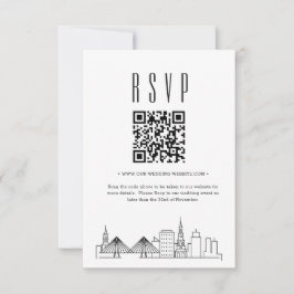 Charleston Wedding QR-code RSVP