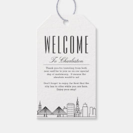 Charleston Wedding | Welkomstberichten — Labels Cadeaulabel