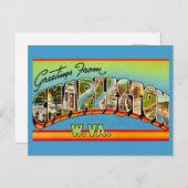 Charleston West Virginia Ansichtkaart Briefkaart (Voorkant / Achterkant)