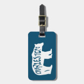 Charleston West Virginia Beer Bagagelabel (Voorkant verticaal)