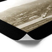 Charleston West Virginia Birdseye Foto 1909 Poster (Hoek)