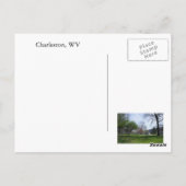 Charleston West Virginia Briefkaart (Achterkant)