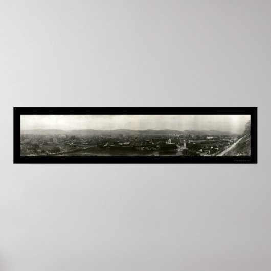 Charleston West Virginia Foto 1909 Poster (Voorkant)