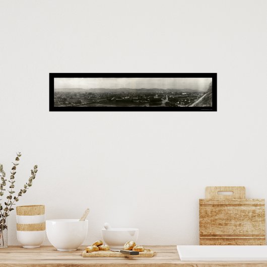 Charleston West Virginia Foto 1909 Poster (Keuken)