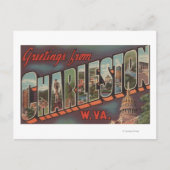 Charleston, West Virginia - Large Letter Scenes Briefkaart (Voorkant)