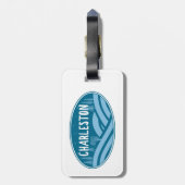 Charleston West Virginia Outdoors Bagagelabel (Achterkant verticaal)