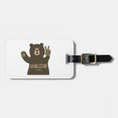 Charleston West Virginia Peace Beer Bagagelabel (Voorkant horizontaal)