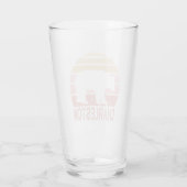 Charleston West Virginia Retro Beer Glas (Achterkant)