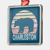 Charleston West Virginia Retro Beer Metalen Ornament (Links)