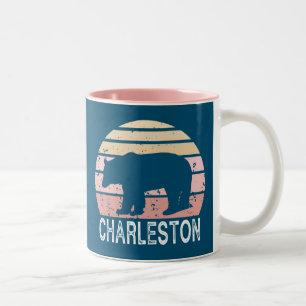 Charleston West Virginia Retro Beer Tweekleurige Koffiemok