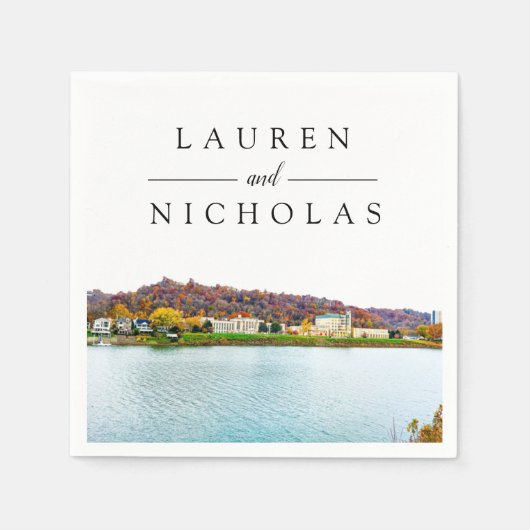 Charleston West Virginia Servet (Voorkant)