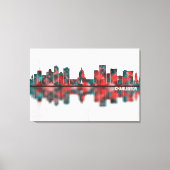 Charleston West Virginia Skyline Canvas Afdruk (Voorkant)