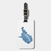 Charleston West Virginia Wood Grain Bagagelabel (Voorkant verticaal)