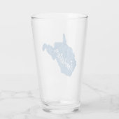 Charleston West Virginia Wood Grain Glas (Achterkant)