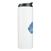 Charleston West Virginia Wood Grain Thermosbeker (Gedraaid links)